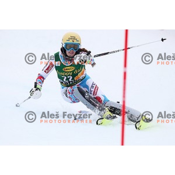 first run of 51. Golden Fox- Zlata Lisica FIS World Cup Slalom in Maribor, Slovenia on February 22, 2015