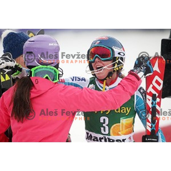 Mikaela Shiffrin (USA), winner of 51. Golden Fox- Zlata Lisica FIS World Cup Slalom in Maribor, Slovenia on February 22, 2015