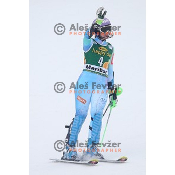 Tina Maze (SLO) at 51.Golden Fox- Zlata Lisica FIS World Cup Slalom in Maribor, Slovenia on February 22, 2015