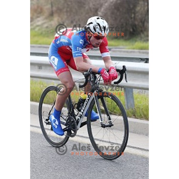 Primoz Roglic of Adria Mobil, second placed at 2.Grand Prix of Izola, Slovenia on March 1, 2015