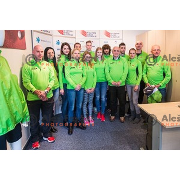 During Press conference before Athletics Indoor European Championships 2015, Ljubljana, Slovenia, on March 4, 2015