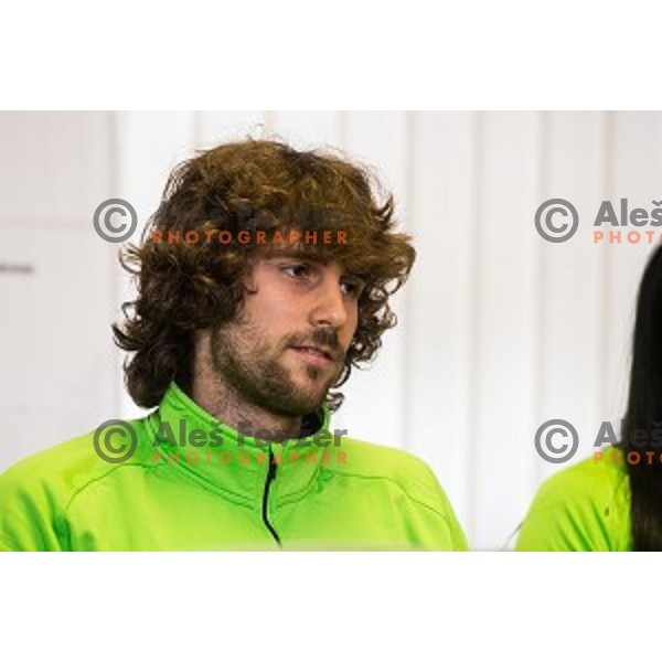 Luc Zalokar during Press conference before Athletics Indoor European Championships 2015, Ljubljana, Slovenia, on March 4, 2015