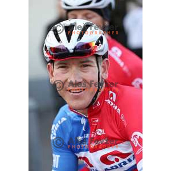 Kristijan Fajt of Adria Mobil during Grand Prix of Izola UCI professional race, Izola, Slovenia on February 28, 2015