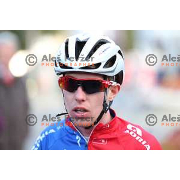 Domen Novak of Adria Mobil during Grand Prix of Izola UCI professional race, Izola, Slovenia on February 28, 2015
