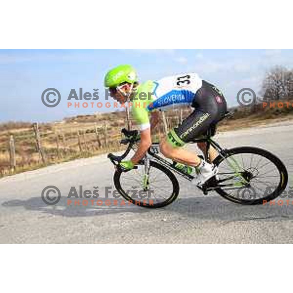 Matej Mohoric of Slovenia during Grand Prix of Izola UCI professional race, Izola, Slovenia on February 28, 2015