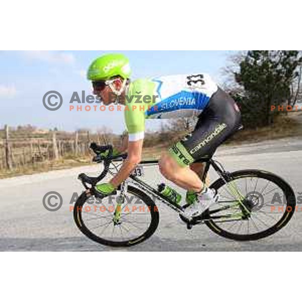 Matej Mohoric of Slovenia during Grand Prix of Izola UCI professional race, Izola, Slovenia on February 28, 2015