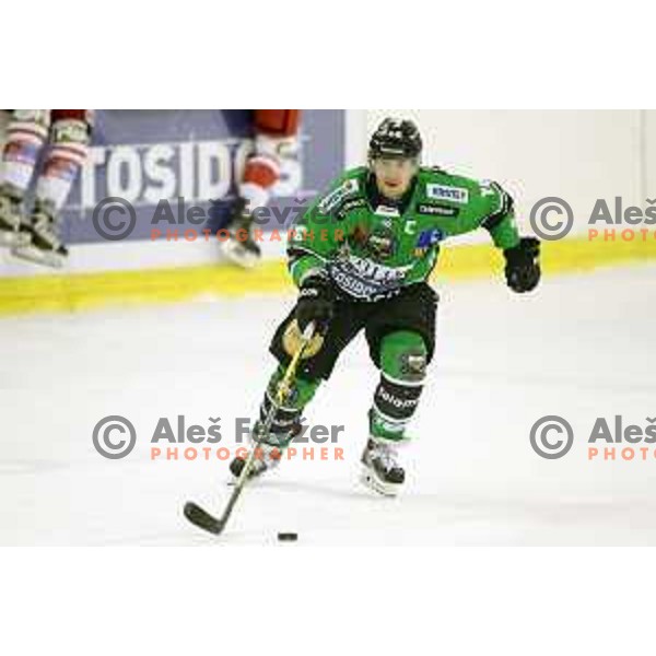 Ales Music of Telemach Olimpija in action during EBEL league ice-hockey match Telemach Olimpija-Bolzano in Tivoli Hall, Ljubljana, Slovenia on March 1, 2015