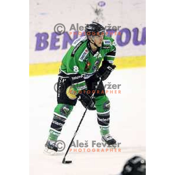 of Telemach Olimpija in action during EBEL league ice-hockey match Telemach Olimpija-Bolzano in Tivoli Hall, Ljubljana, Slovenia on March 1, 2015