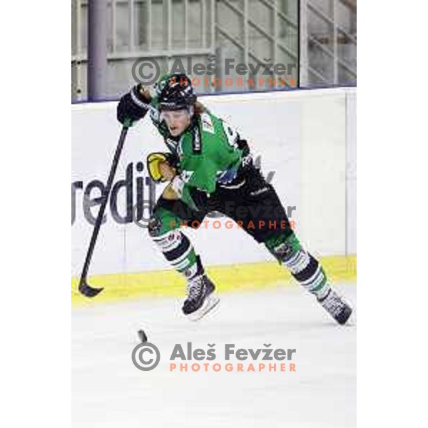 of Telemach Olimpija in action during EBEL league ice-hockey match Telemach Olimpija-Bolzano in Tivoli Hall, Ljubljana, Slovenia on March 1, 2015