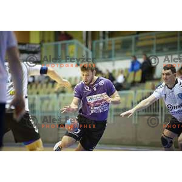 Spelic Nikola in action during handball match Maribor Branik - Riko Ribnica, 1. NLB Leasing liga, Maribor, Tabor Hall, 8.3.2015