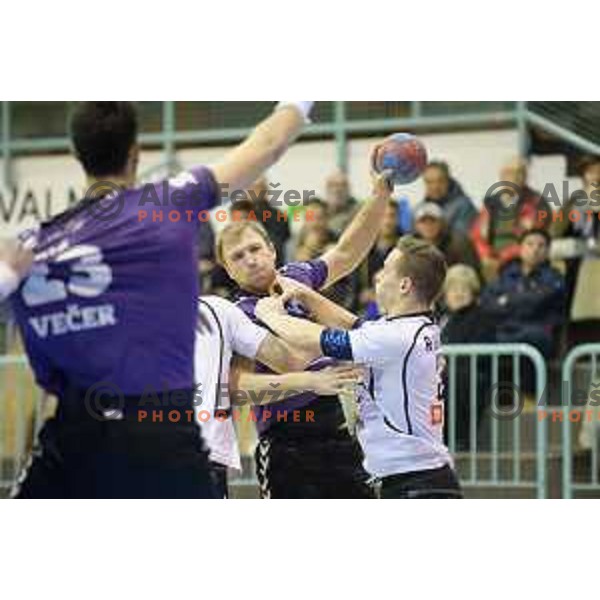 in action during handball match Maribor Branik - Riko Ribnica, 1. NLB Leasing liga, Maribor, Tabor Hall, 8.3.2015