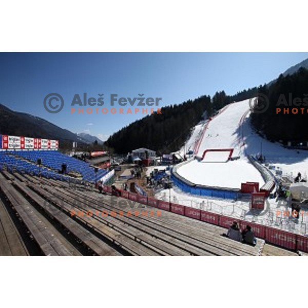 Preparation for AUDI FIS Ski World Cup Giant Slalom - 54.Vitranc Cup in Kranjska gora, Slovenia on March 13, 2015