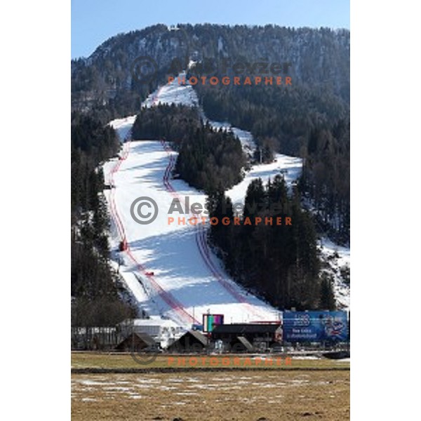 Preparation for AUDI FIS Ski World Cup Giant Slalom - 54.Vitranc Cup in Kranjska gora, Slovenia on March 13, 2015
