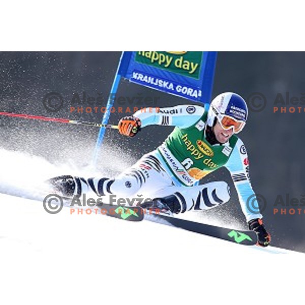 Fritz Dopfer (GER)at AUDI FIS Ski World Cup Giant Slalom - 54.Vitranc Cup in Kranjska gora, Slovenia on March 14, 2015