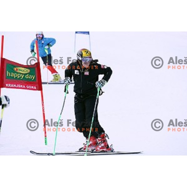 Marcel Hirscher (AUT), runner-up of AUDI FIS Ski World Cup Giant Slalom - 54.Vitranc Cup in Kranjska gora, Slovenia on March 14, 2015
