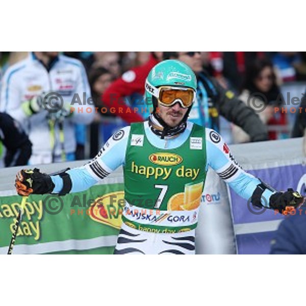 Felix Neureuther 8GER) at AUDI FIS Ski World Cup Giant Slalom - 54.Vitranc Cup in Kranjska gora, Slovenia on March 14, 2015