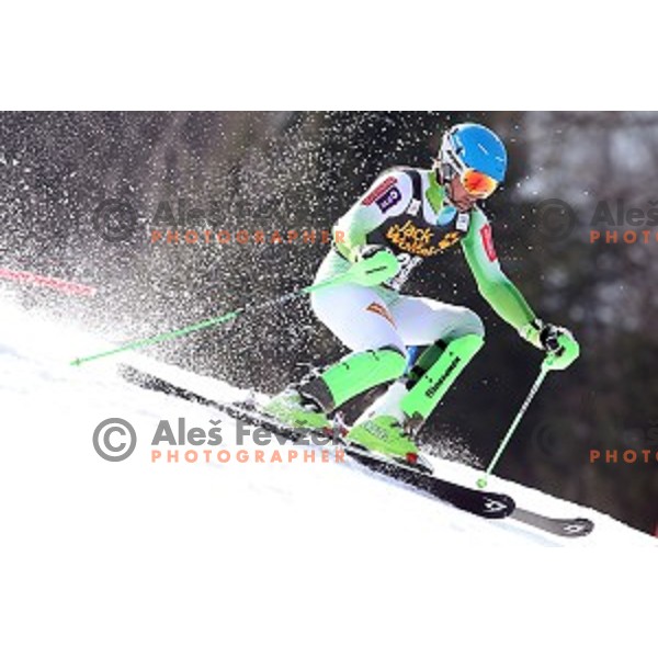 Matic Skube (SLO) at AUDI FIS Ski World Cup Slalom - 54.Vitranc Cup in Kranjska gora, Slovenia on March 15, 2015