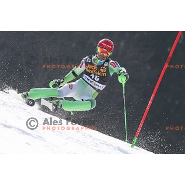 Miha Kuerner (SLO) at AUDI FIS Ski World Cup Slalom - 54.Vitranc Cup in Kranjska gora, Slovenia on March 15, 2015