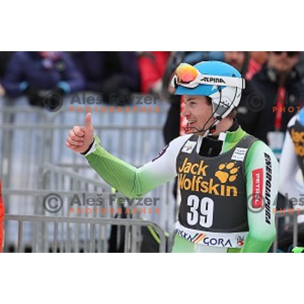 Matic Skube (SLO) at AUDI FIS Ski World Cup Slalom - 54.Vitranc Cup in Kranjska gora, Slovenia on March 15, 2015