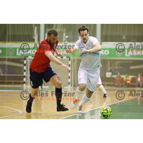 of Slovenia during futsal match Slovenia-Noreway in European Futsal Championships Qualifiers in group 5 in Tri Lilije, Lasko, Slovenia on March 18, 2015