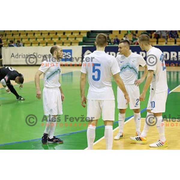 of Slovenia during futsal match Slovenia-Noreway in European Futsal Championships Qualifiers in group 5 in Tri Lilije, Lasko, Slovenia on March 18, 2015