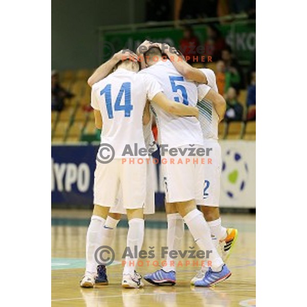 of Slovenia during futsal match Slovenia-Noreway in European Futsal Championships Qualifiers in group 5 in Tri Lilije, Lasko, Slovenia on March 18, 2015