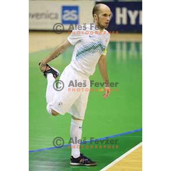 Igor Osredkar of Slovenia during futsal match Slovenia-Noreway in European Futsal Championships Qualifiers in group 5 in Tri Lilije, Lasko, Slovenia on March 18, 2015