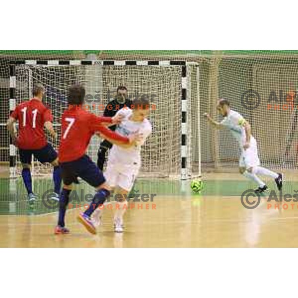 Igor Osredkar of Slovenia during futsal match Slovenia-Noreway in European Futsal Championships Qualifiers in group 5 in Tri Lilije, Lasko, Slovenia on March 18, 2015