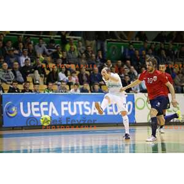 Igor Osredkar of Slovenia during futsal match Slovenia-Noreway in European Futsal Championships Qualifiers in group 5 in Tri Lilije, Lasko, Slovenia on March 18, 2015
