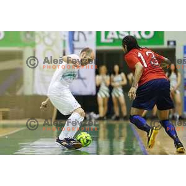 Igor Osredkar of Slovenia during futsal match Slovenia-Noreway in European Futsal Championships Qualifiers in group 5 in Tri Lilije, Lasko, Slovenia on March 18, 2015