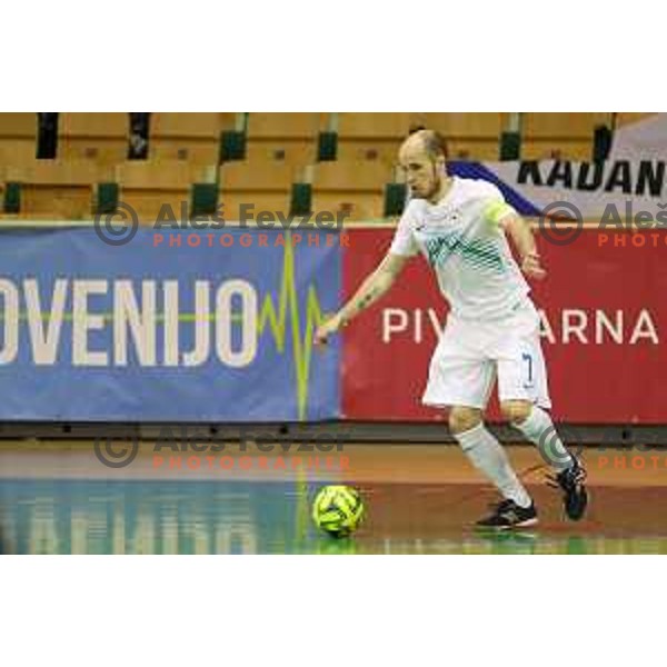 Igor Osredkar of Slovenia during futsal match Slovenia-Noreway in European Futsal Championships Qualifiers in group 5 in Tri Lilije, Lasko, Slovenia on March 18, 2015
