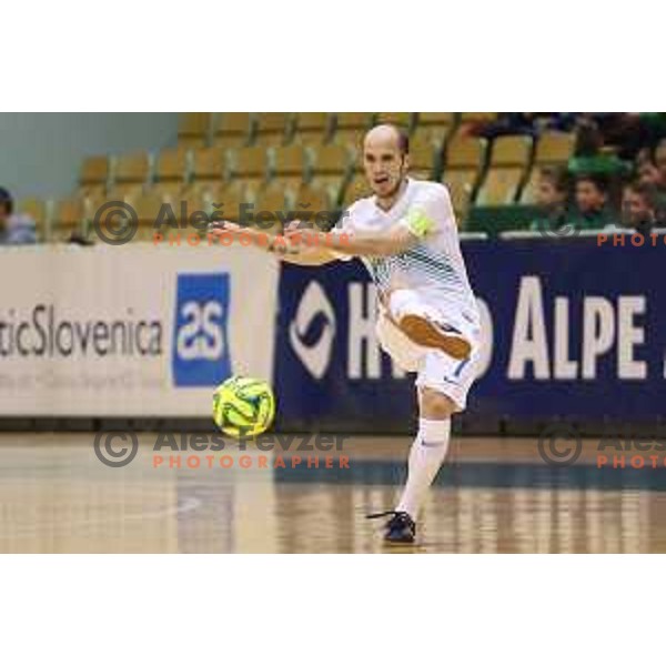 Igor Osredkar of Slovenia during futsal match Slovenia-Noreway in European Futsal Championships Qualifiers in group 5 in Tri Lilije, Lasko, Slovenia on March 18, 2015