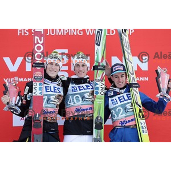 Peter Prevc of Slovenia, winner of Ski flying event during the Final of Ski jumping World Cup Planica, Slovenia on March 20, 2015