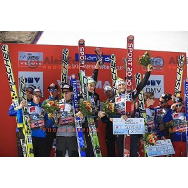 Team Ski flying competition during the Final of FIS Ski jumping World Cup in Planica, Slovenia on March 21, 2015