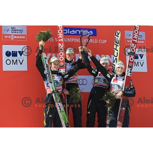 Team Ski flying competition during the Final of FIS Ski jumping World Cup in Planica, Slovenia on March 21, 2015