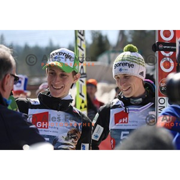 Team Ski flying competition during the Final of FIS Ski jumping World Cup in Planica, Slovenia on March 21, 2015