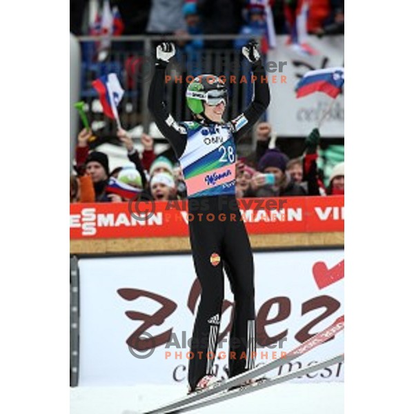 Jurij Tepes (SLO, winner of Ski flying competition during the Final of FIS Ski jumping World Cup in Planica, Slovenia on March 22, 2015