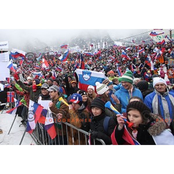 Ski flying competition during the Final of FIS Ski jumping World Cup in Planica, Slovenia on March 22, 2015