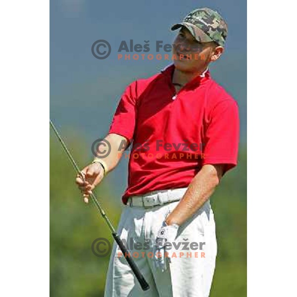 Martin Stanic at Castrol golf tournament played on Kings Golf course at Bled 2.8.2007. Photo by Ales Fevzer 