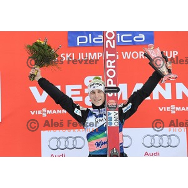 Jurij Tepes (SLO, winner of Ski flying competition during the Final of FIS Ski jumping World Cup in Planica, Slovenia on March 22, 2015