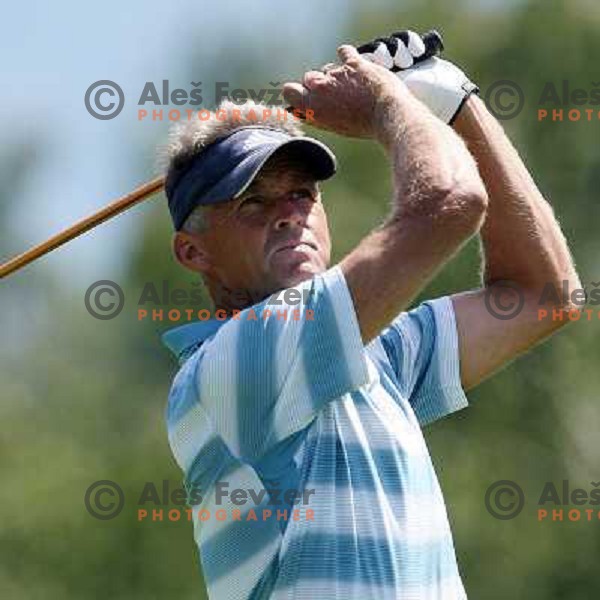 Brane Svetlin at Castrol golf tournament played on Kings Golf course at Bled 2.8.2007. Photo by Ales Fevzer 
