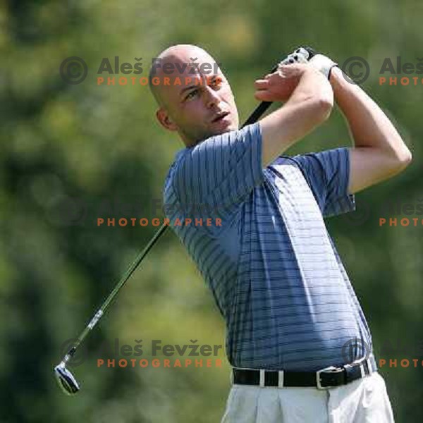 Vlado Grcic at Castrol golf tournament played on Kings Golf course at Bled 2.8.2007. Photo by Ales Fevzer 