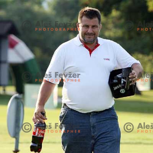 Miran Babnik after Castrol golf tournament played on Kings Golf course at Bled 2.8.2007. Photo by Ales Fevzer 