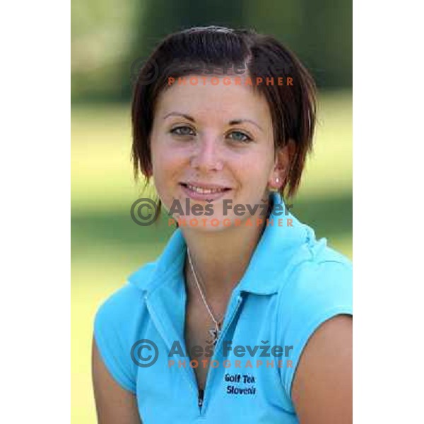Zala Pia Jenko at Castrol golf tournament played on Kings Golf course at Bled 2.8.2007. Photo by Ales Fevzer 