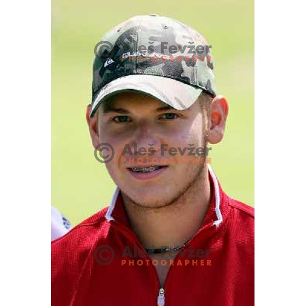 Martin Stanic at Castrol golf tournament played on Kings Golf course at Bled 2.8.2007. Photo by Ales Fevzer 