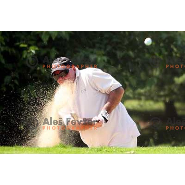 Ales Breskvar at Castrol golf tournament played on Kings Golf course at Bled 2.8.2007. Photo by Ales Fevzer 