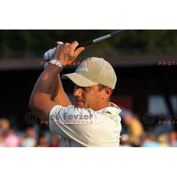 Jure Kosir at Castrol golf tournament played on Kings Golf course at Bled 2.8.2007. Photo by Ales Fevzer 