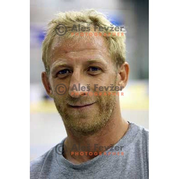 Tomaz Vnuk at ZM Olimpija summer practice in Hala Tivoli, Ljublajna 30.7.2007. Photo by Ales Fevzer 