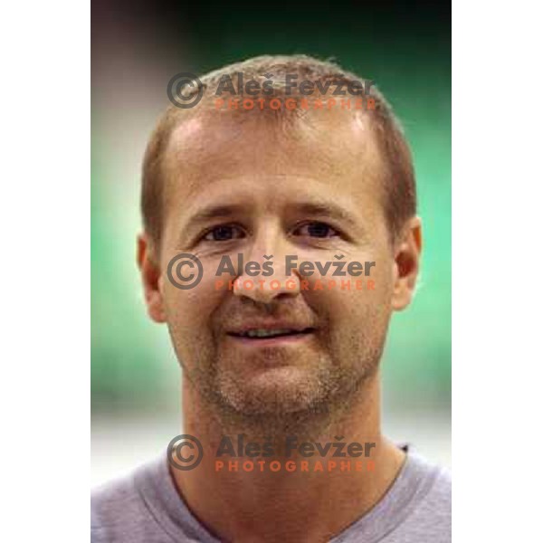 Nik Zupancic at ZM Olimpija summer practice in Hala Tivoli, Ljublajna 30.7.2007. Photo by Ales Fevzer 