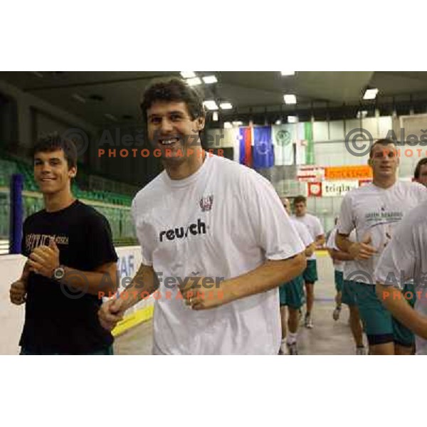 Ciglenecki at ZM Olimpija summer practice in Hala Tivoli, Ljublajna 30.7.2007. Photo by Ales Fevzer 
